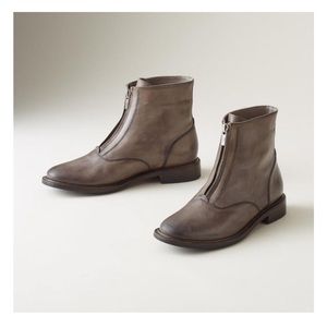 Frye Gray Ankle Boots